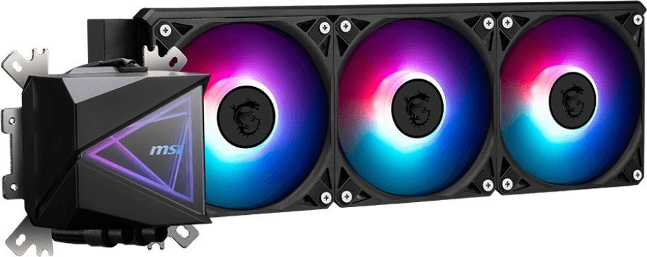 Жидкостное охлаждение для процессора MSI MAG CoreLiquid I360 (черный) - фото2