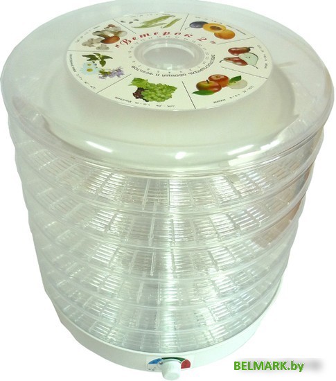 Сушилка для овощей и фруктов Спектр-Прибор Ветерок-2 ЭСОФ-0,6/220 (5 поддонов, прозрачный) - фото2