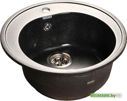 Кухонная мойка GranFest GF-R510 (черный) - фото