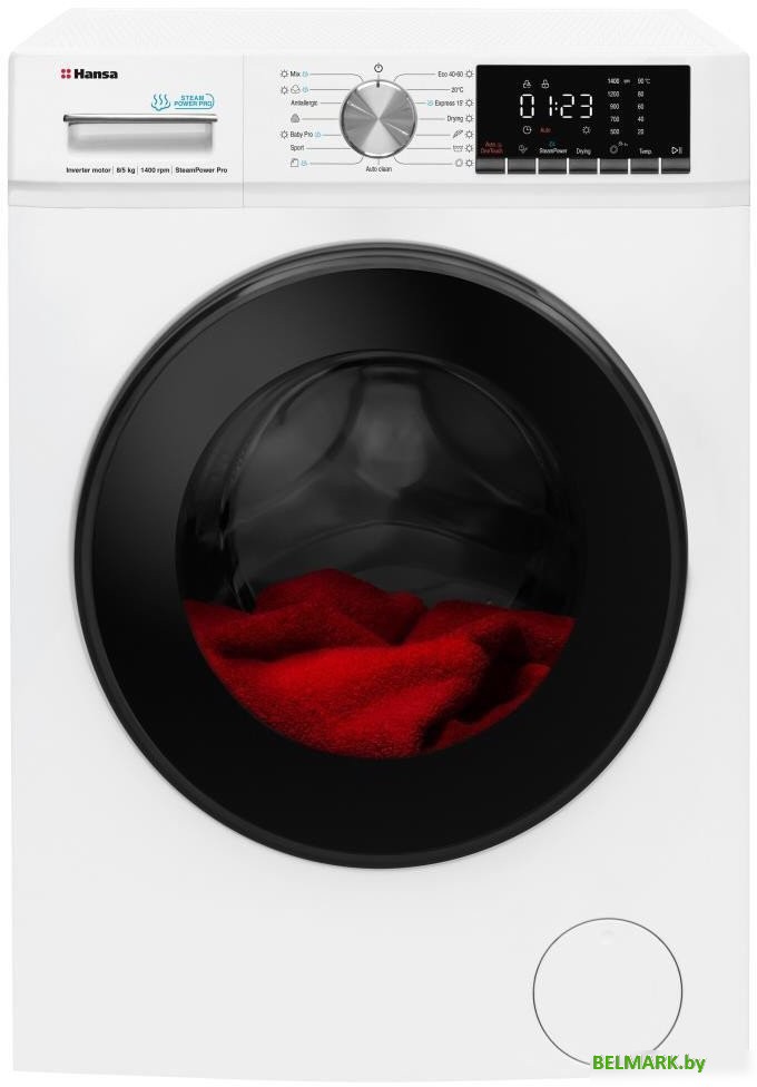 Стирально-сушильная машина Hansa WDHG814481W - фото