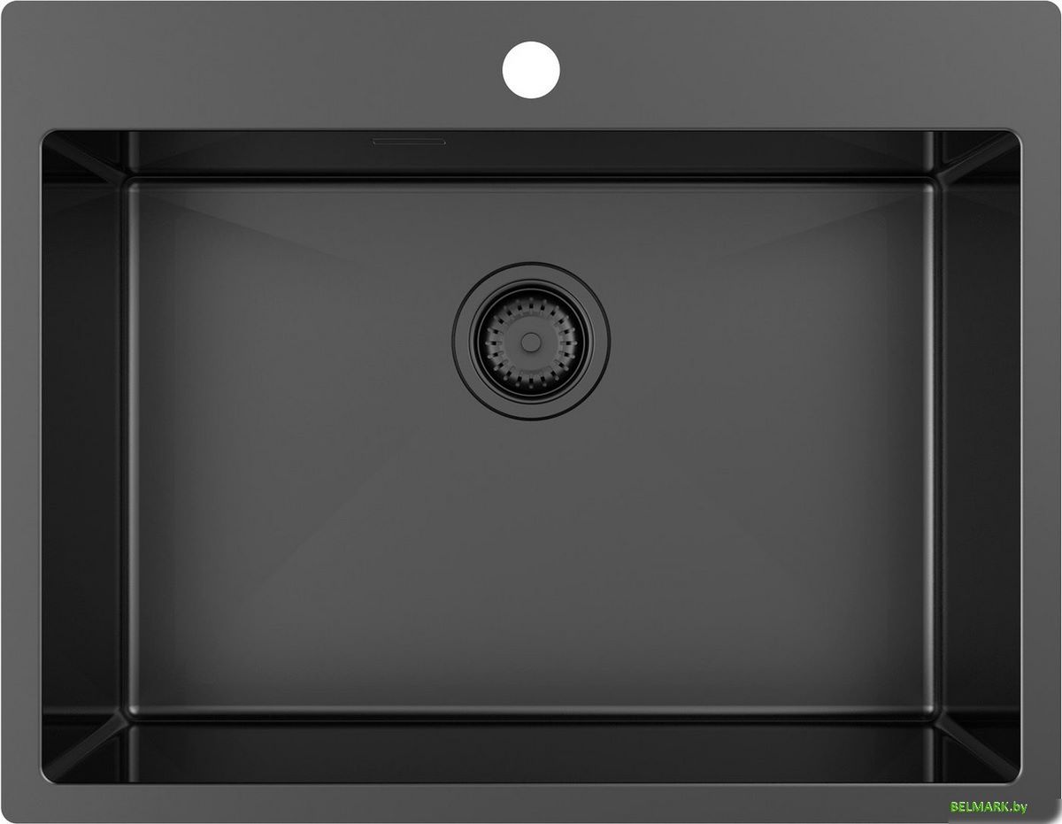 Кухонная мойка ZorG ZRN 5075 Premium PVD Gunblack - фото