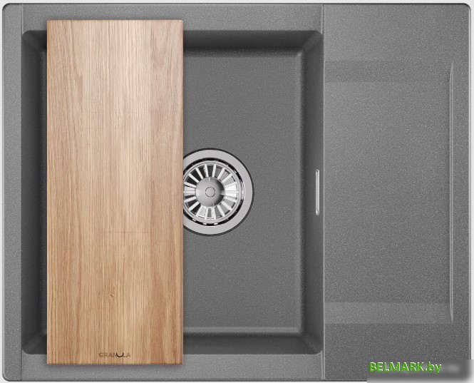 Кухонная мойка Granula ES-6202 (графит) - фото