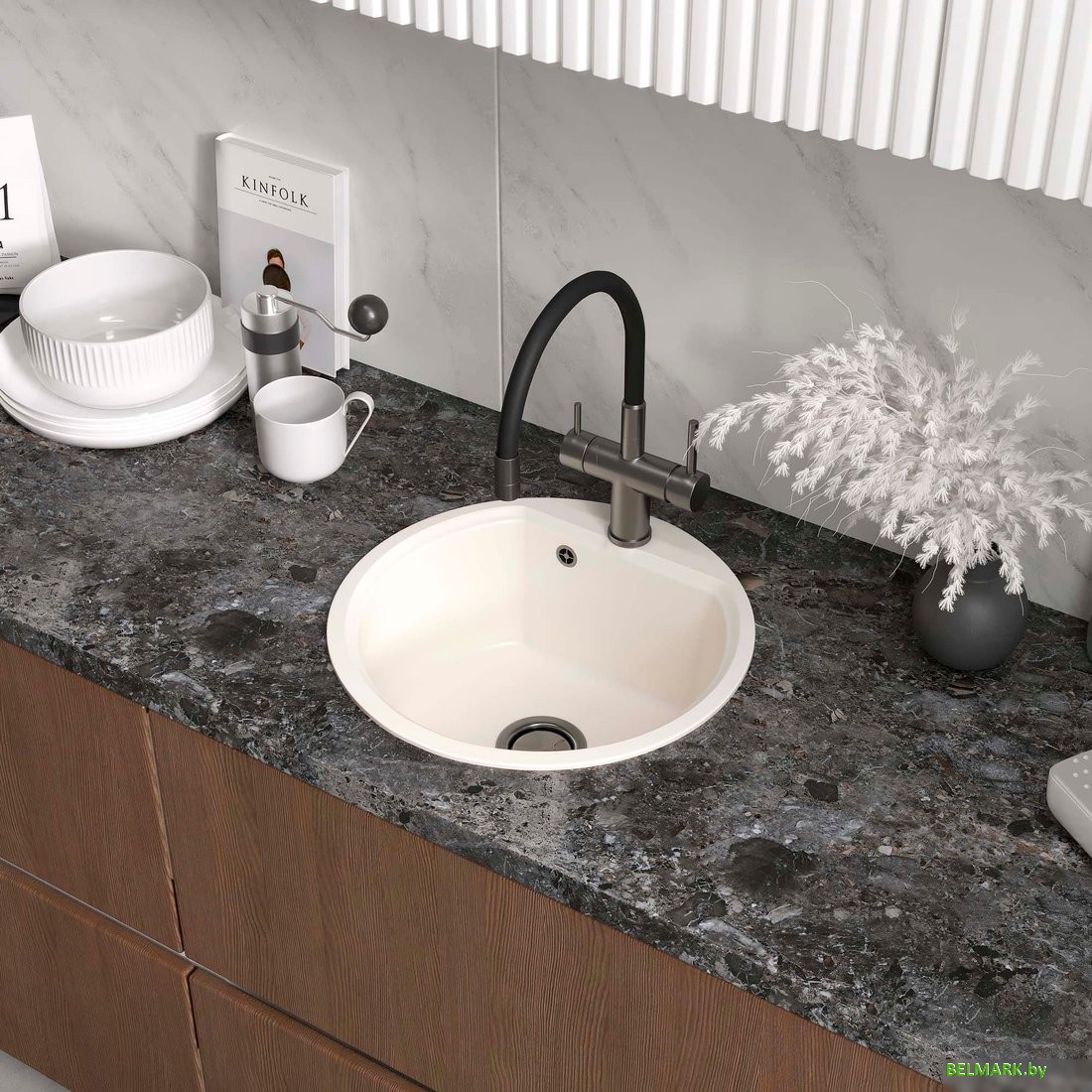 Кухонная мойка Reflexion Start RX0844WH - фото