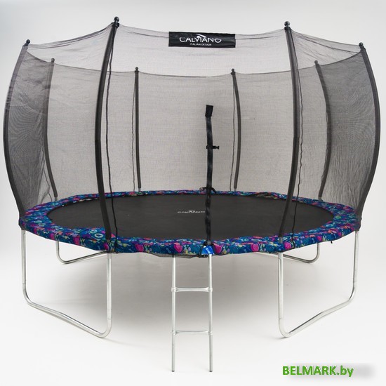 Батут Calviano Outside Master Smile 374 см - 12ft (внешняя сетка, с лестницей) - фото2
