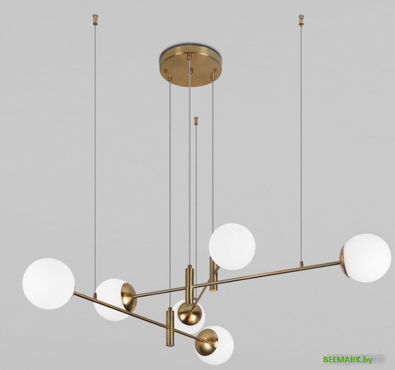 Подвесная люстра Евросвет 70146/6 латунь - фото