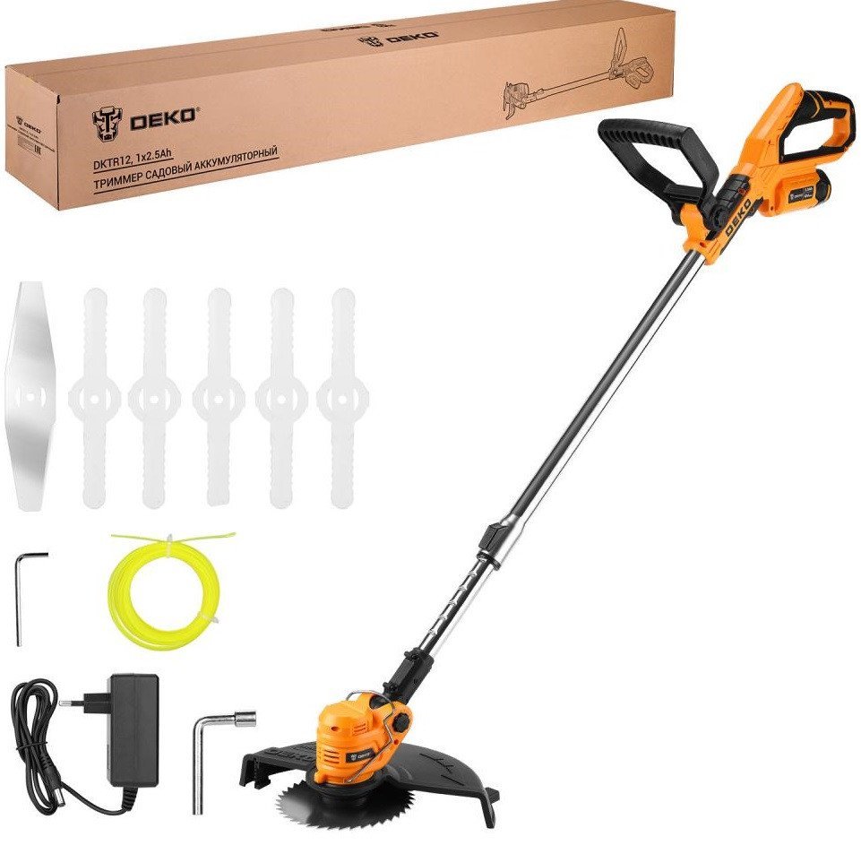 Триммер Deko DKTR12 085-2005 (с 1-им АКБ) - фото
