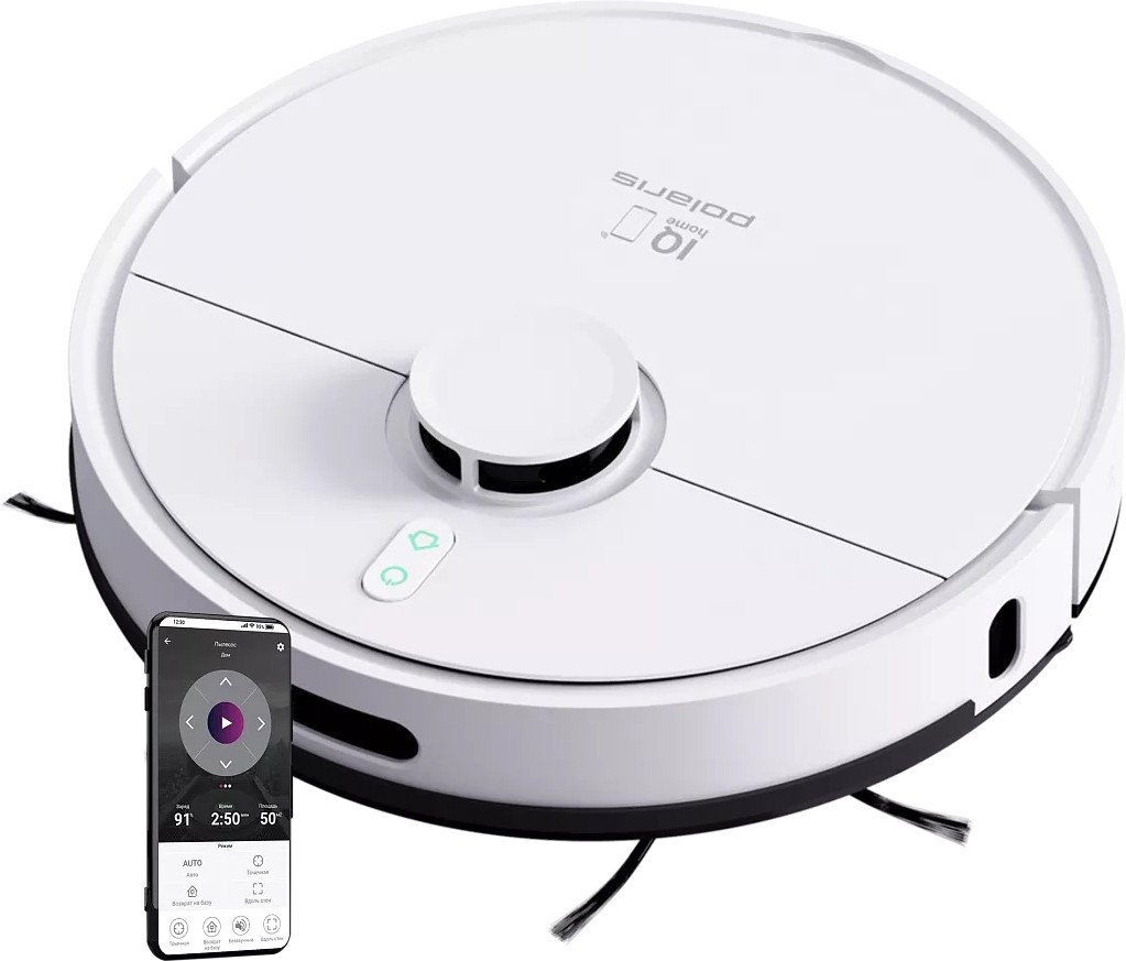 Робот-пылесос Polaris PVCR 4500 WI-FI IQ Home (белый) - фото