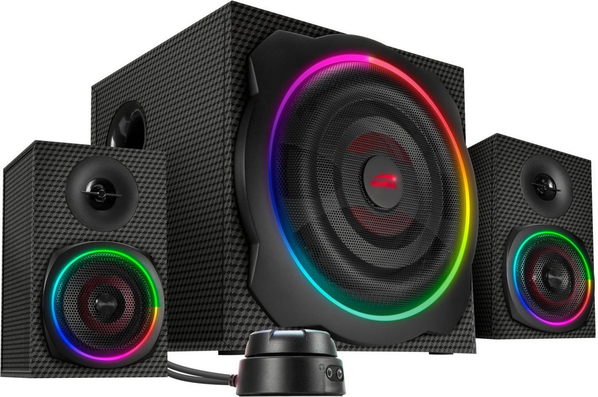 Акустика SPEEDLINK Gravity Carbon RGB 2.1 - фото