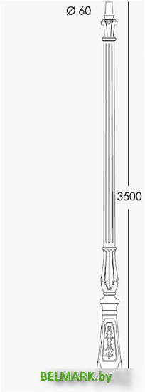 Фонарный столб Fumagalli Horeb 000.208.000.A0 - фото2