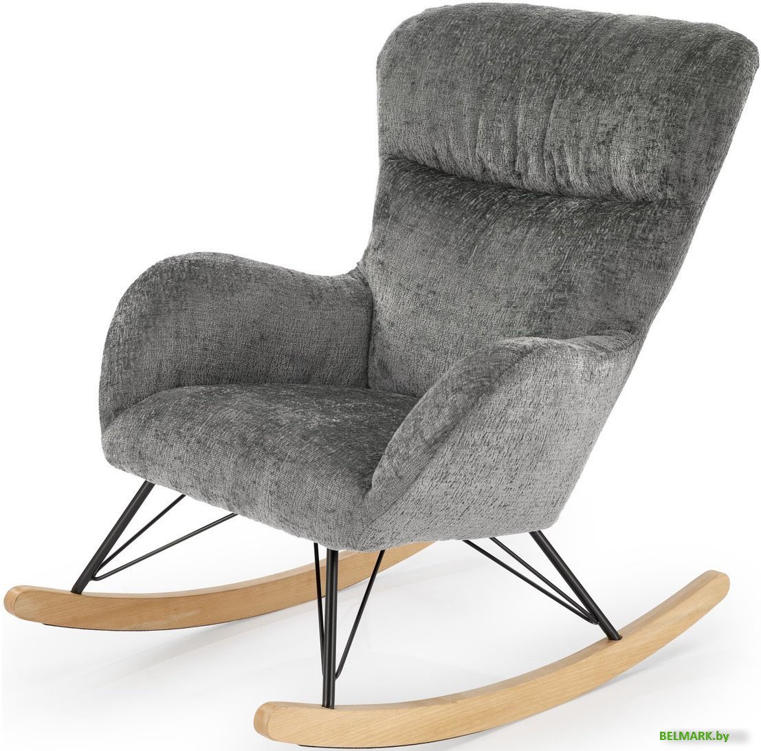 Кресло-качалка Halmar Castro (серый) - фото