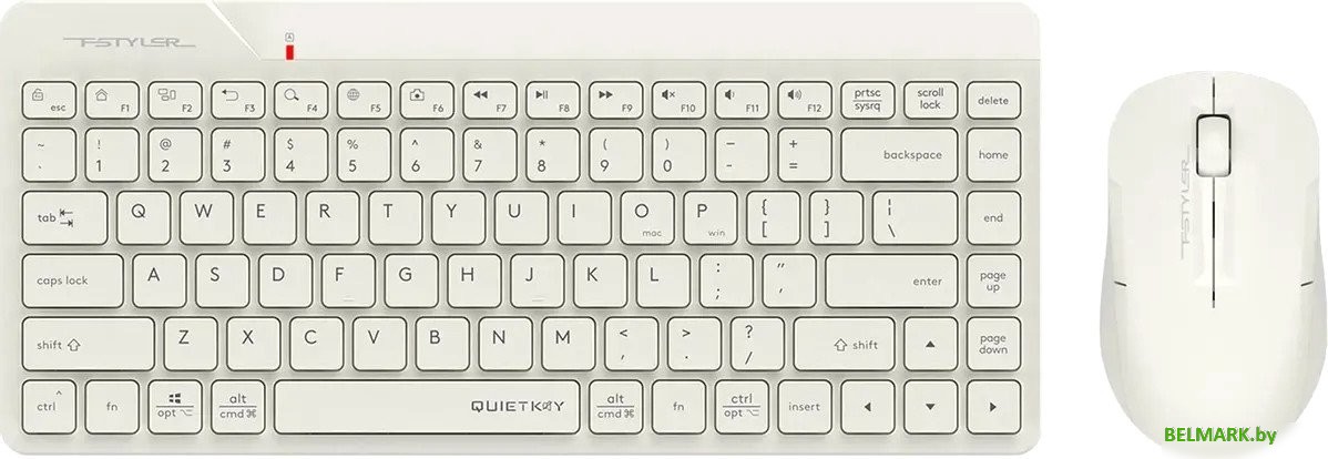 Офисный набор A4Tech Fstyler FG2200 Air2 (бежевый) - фото