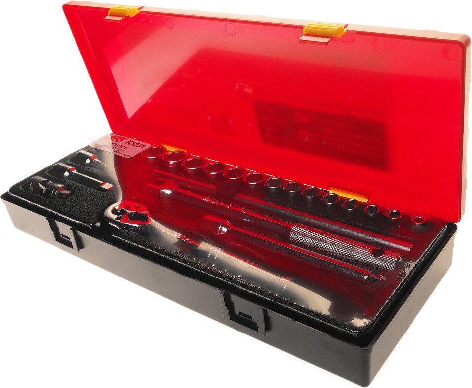 Набор трещотка с головками JTC JTC-K3231 (23 предмета) - фото