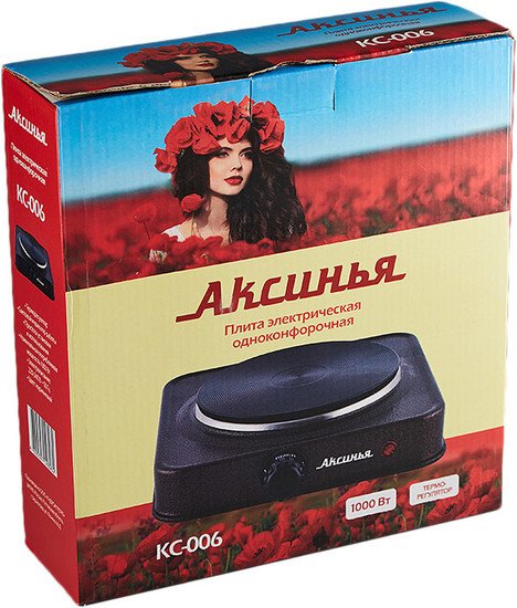 Настольная плита Аксинья КС-006 (коричневый) - фото2