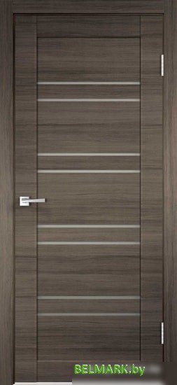 Межкомнатная дверь Velldoris Linea 8 60x200 (дуб серый поперечный, мателюкс) - фото