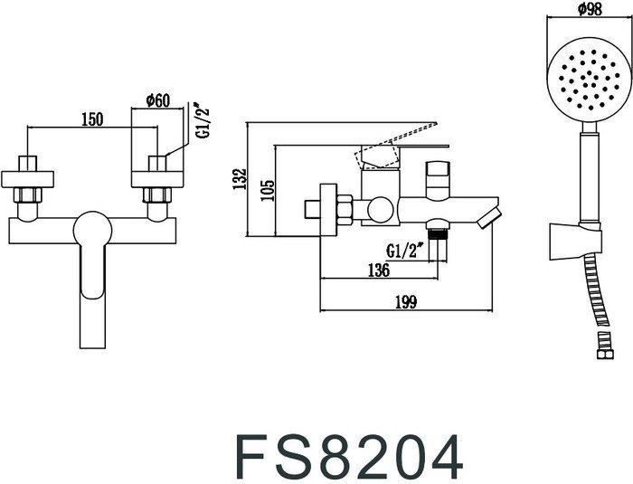Смеситель Fmark FS8203 - фото2