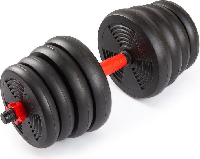 Гантели с грифом для штанги Ametist со штангой и гирями 6в1 30 кг - фото2