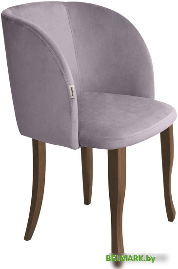 Стул с подлокотниками Sheffilton SHT-ST33/S122 (сиреневая орхидея/темный орех/черный муар) - фото