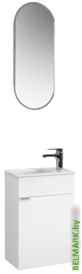 Мебель для ванных комнат Belux Тумба под умывальник Бергамо-Женева НП40 (1 белый глянцевый) - фото2