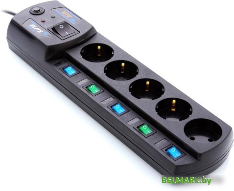 Сетевой фильтр Most EHV 5 м (черный) - фото2