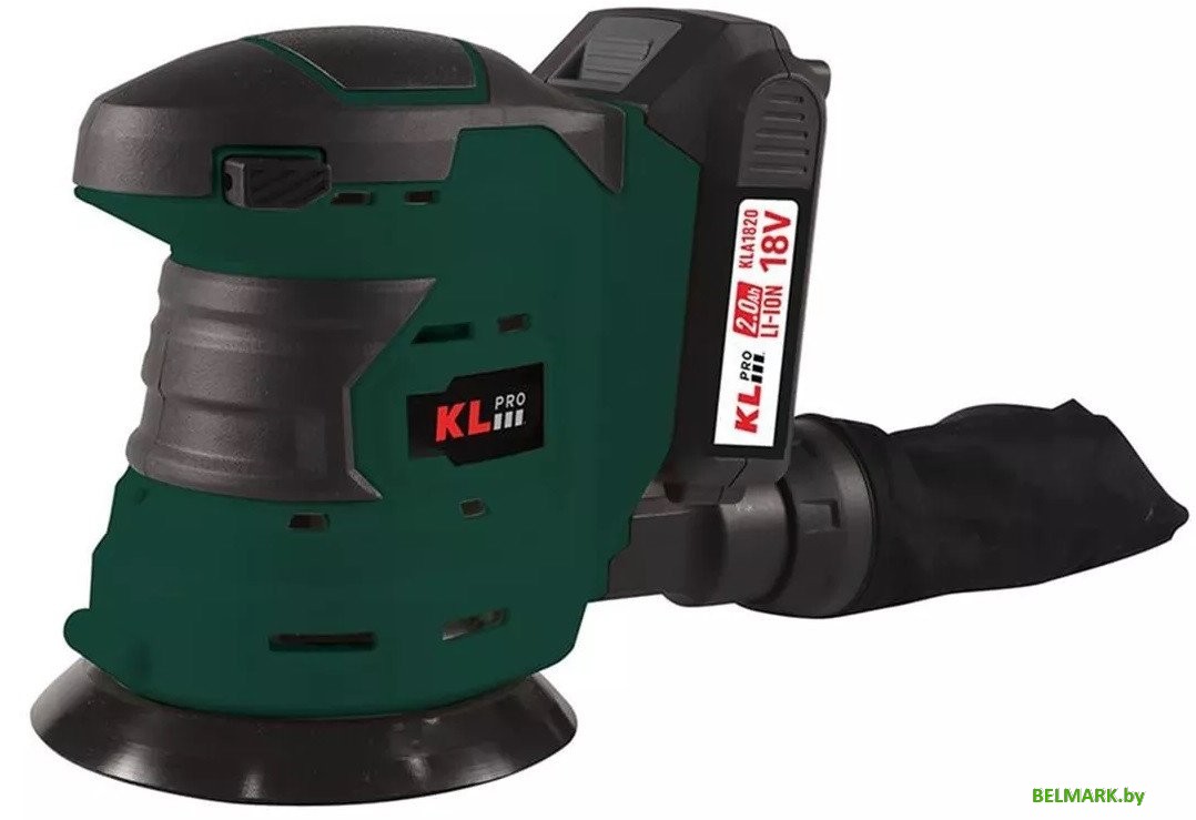 Эксцентриковая шлифмашина KLPRO KLEZ18-50 (с 2-мя АКБ) - фото