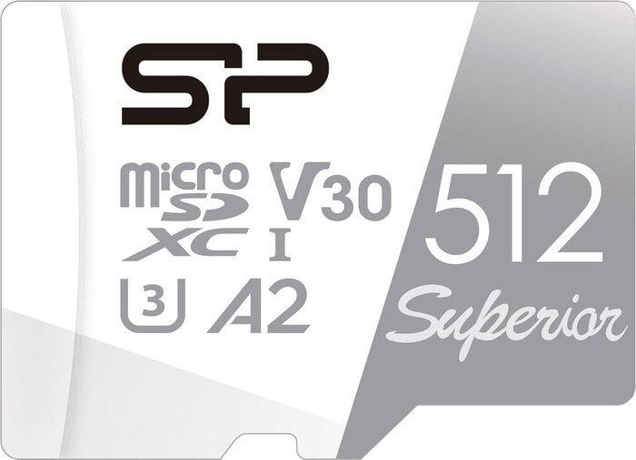 Карта памяти Silicon-Power Superior microSDXC SP512GBSTXDA2V20SP 512GB (с адаптером) - фото2