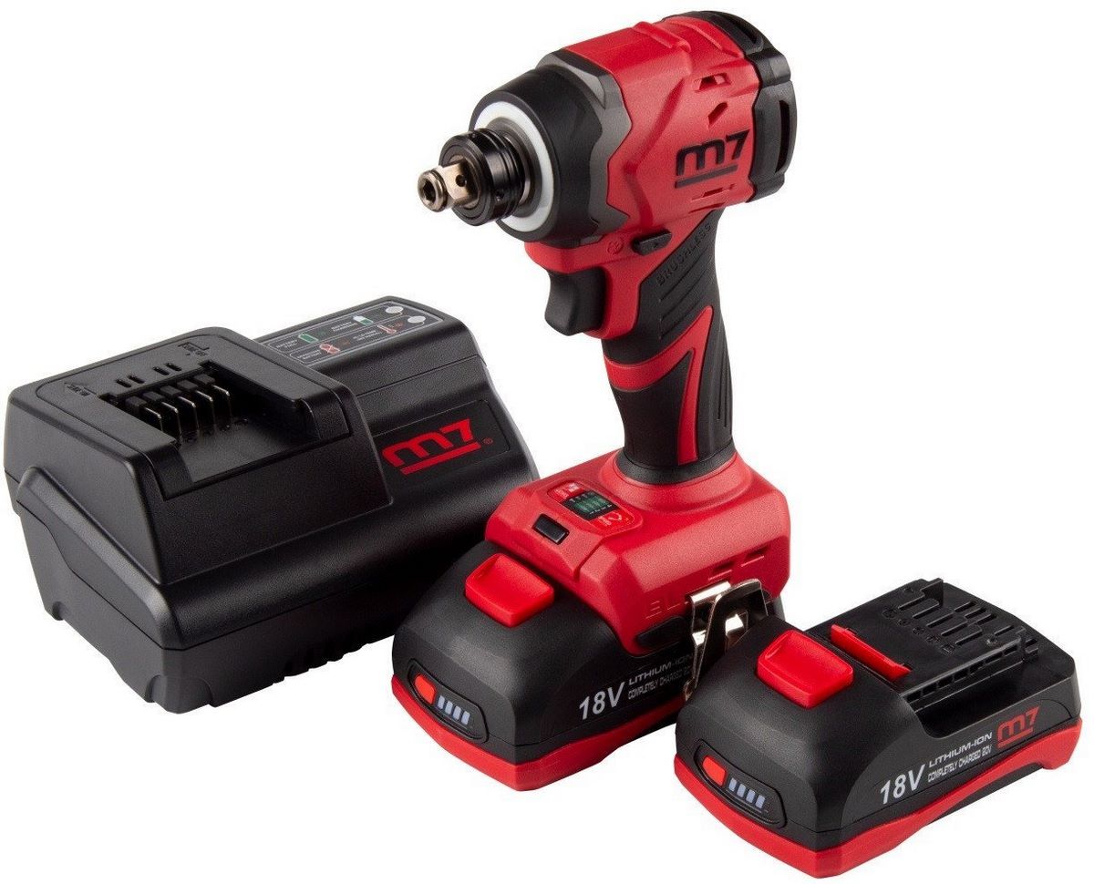 Гайковерт M7 DS-203S (с 2-мя АКБ, кейс) - фото