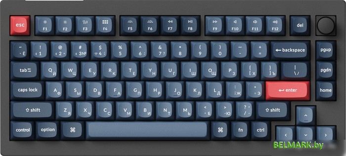 Клавиатура Keychron V1 Max RGB V1M-D3-RU (Gateron Jupiter Brown) - фото2