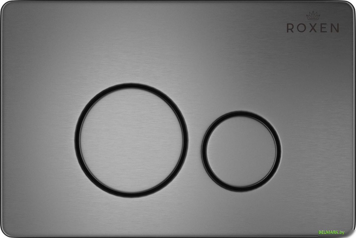 Унитаз подвесной Roxen Vine Tornado в комплекте с инсталляцией StounFix Dual Fresh 6 в 1 979020 (кнопка: оружейная сталь/металл) - фото2