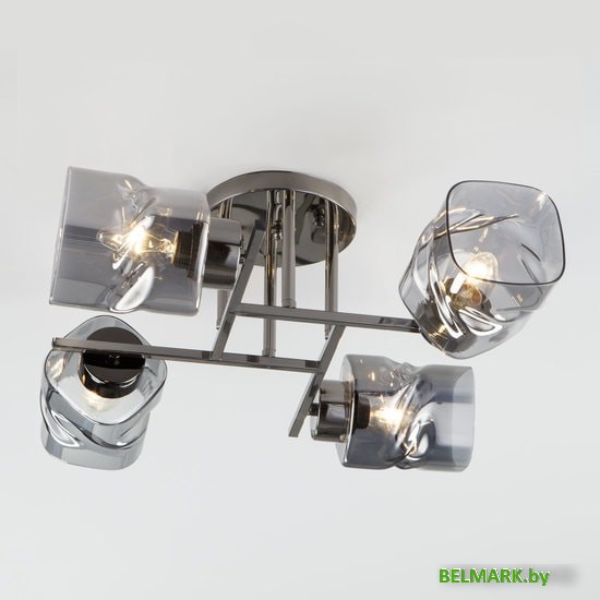 Припотолочная люстра Евросвет Hilari 30165/4 (Черный жемчуг) - фото