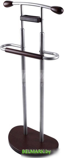 Стойка для одежды Мебелик Костюмная галант 333 (металлик/темно-коричневый) - фото