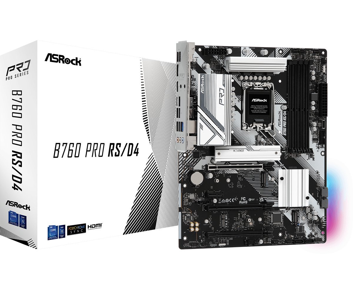 Материнская плата ASRock B760 PRO RS/D4 - фото2