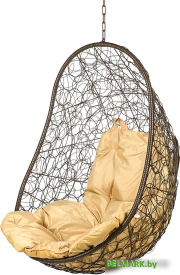 Подвесное кресло BiGarden Easy BS без стойки (коричневый/бежевый) - фото
