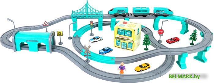 Набор железной дороги Givito Мой город G201-004 - фото