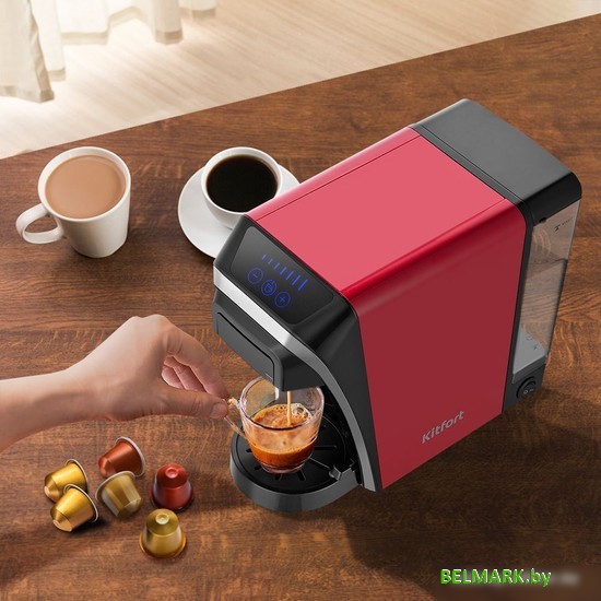 Капсульная кофеварка Kitfort KT-7227 - фото2