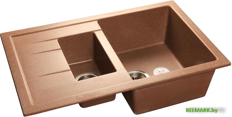 Кухонная мойка GranFest GF-Q775KL (терракот) - фото