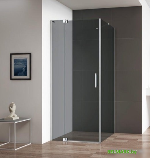 Душевой уголок Cezares SLIDER-AH-1-90-70/80-GRIGIO-CR - фото