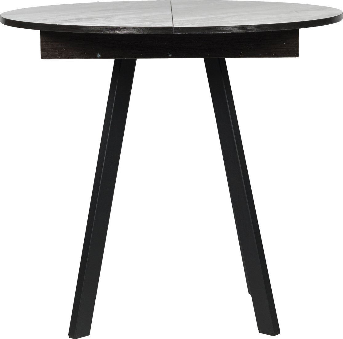 Кухонный стол ВВР Элип-2 (лавант/черный профиль, пластик) - фото2