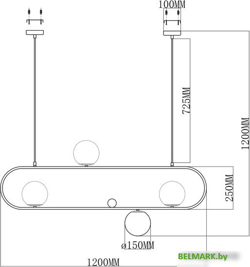 Подвесная люстра Moderli Moderli Miya V6030-4P - фото2