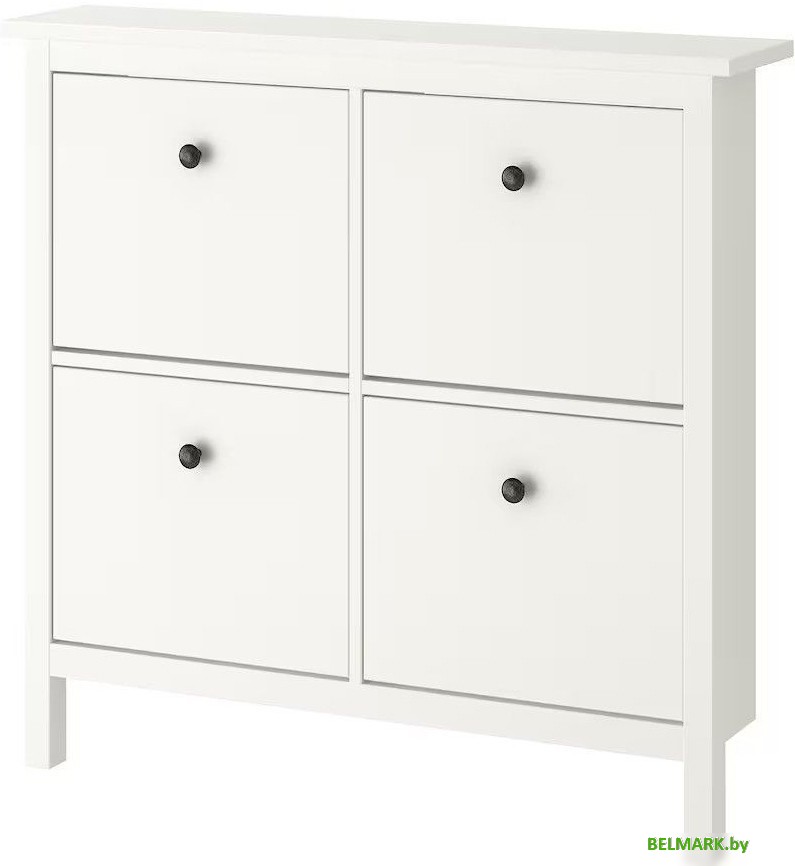 Тумба для обуви ММЦ Кантри 04 (белый лак) - фото