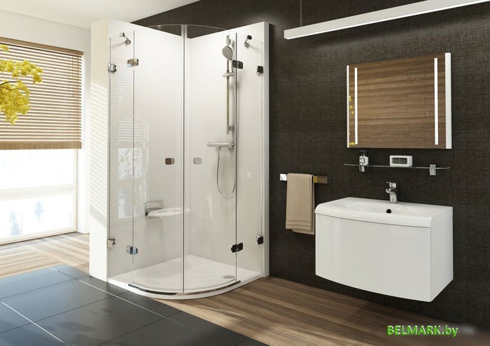 Душевой уголок Ravak Brilliant BSKK4 90x90 - фото2