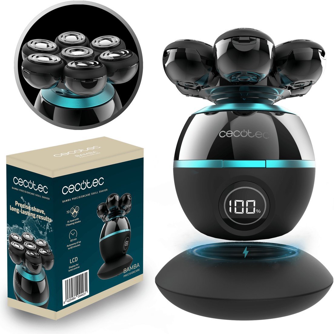 Машинка для стрижки волос Cecotec PrecisionCare Skull 4443 - фото