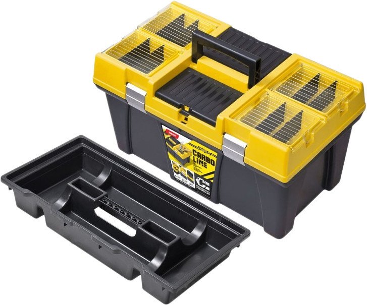 Ящик для инструментов Patrol Group Stuff Semi Profi Carbo 26 (желтый) - фото