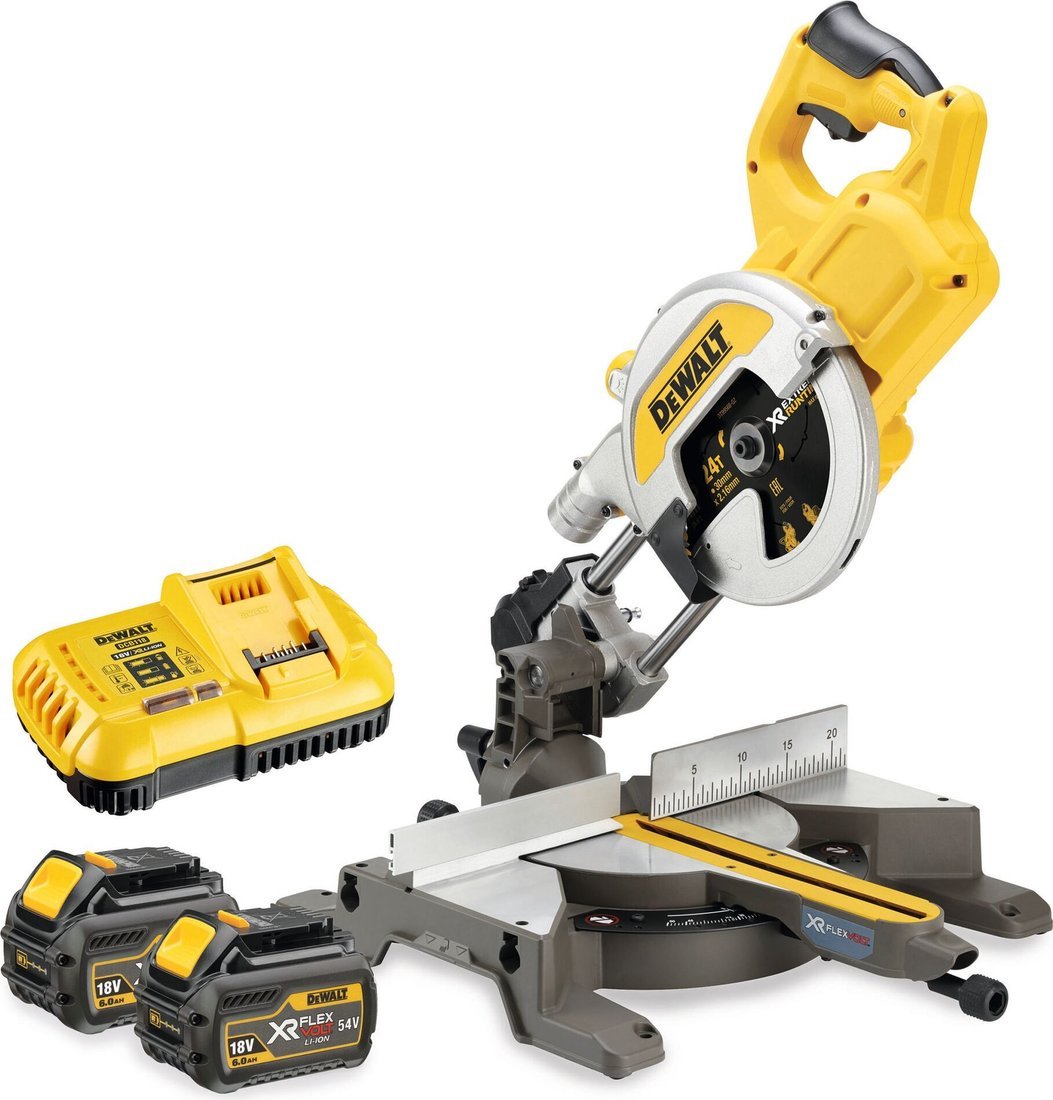 Торцовочная пила DeWalt DCS777T2 (с 2-мя АКБ) - фото2