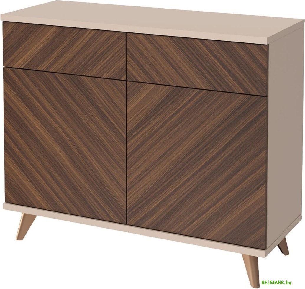 Комоды, тумбы Stolline Хармони с ящиками 468.03 (бежевый/древесный) - фото