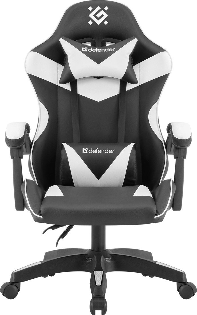 Игровое (геймерское) кресло Defender Urana (черный/белый) - фото2