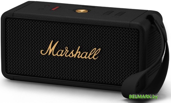 Беспроводная колонка Marshall Middleton (черный/латунь) - фото2