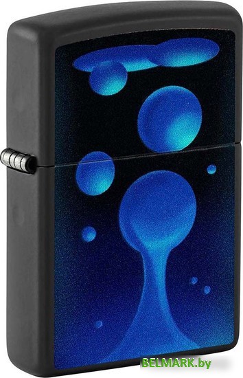 Зажигалка Zippo Lava Lamp Black Matte 48675 - фото