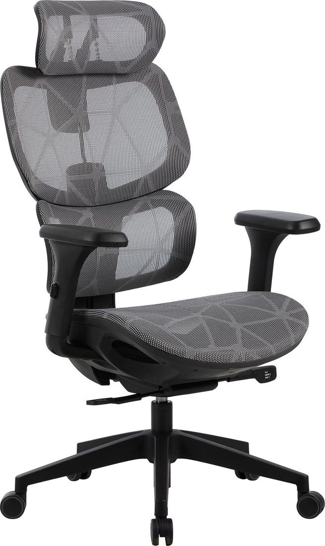 Офисное кресло CACTUS CS-MC555-GY (черный/серый) - фото