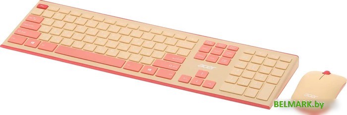 Офисный набор Acer OCC205 (бежевый/розовый) - фото