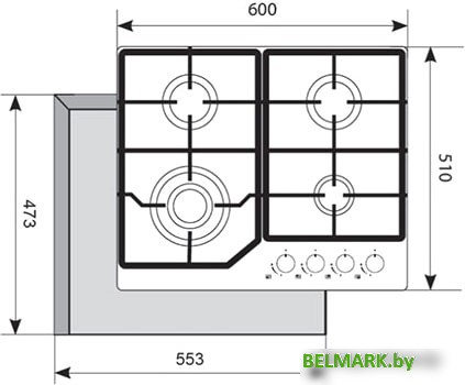 Варочная панель Akpo PGA 604 LXC - фото2